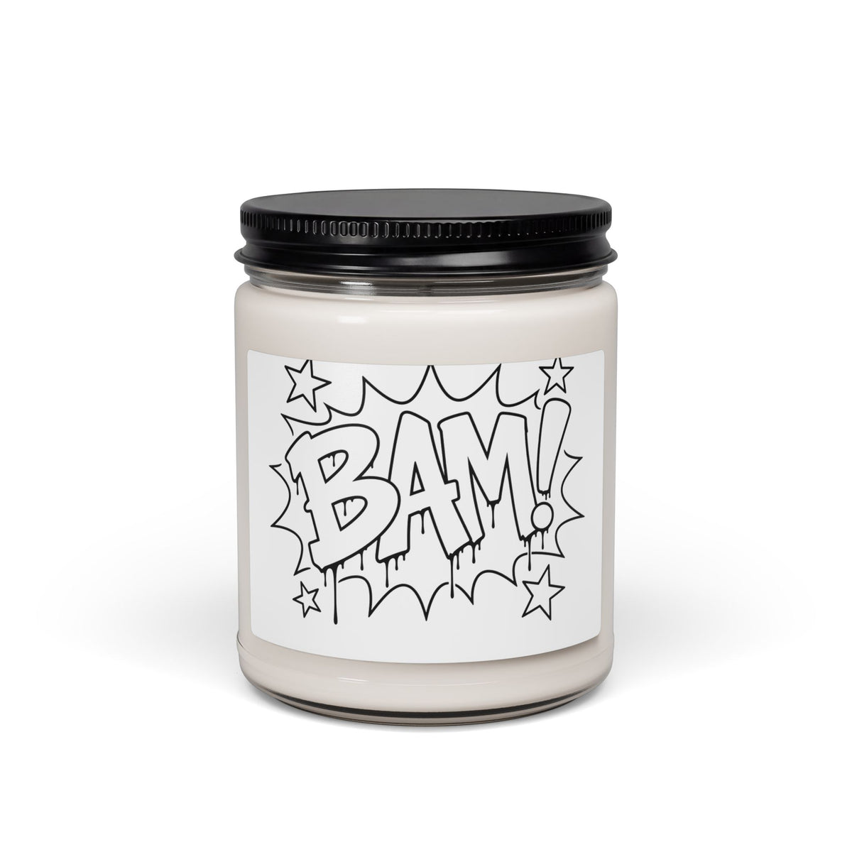BAM! Scented Soy Candle — 9oz Comic Pop Art Jar Candle