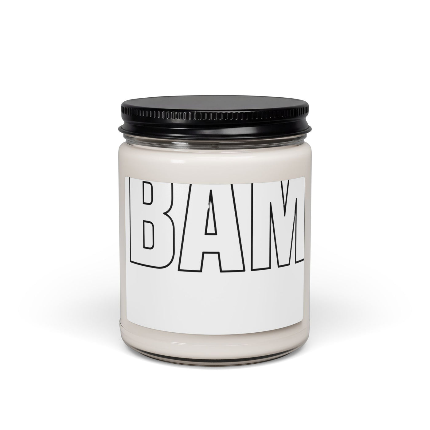 BAM Bold Scented Soy Candle — 9oz Jar, Clean Fresh Fragrance