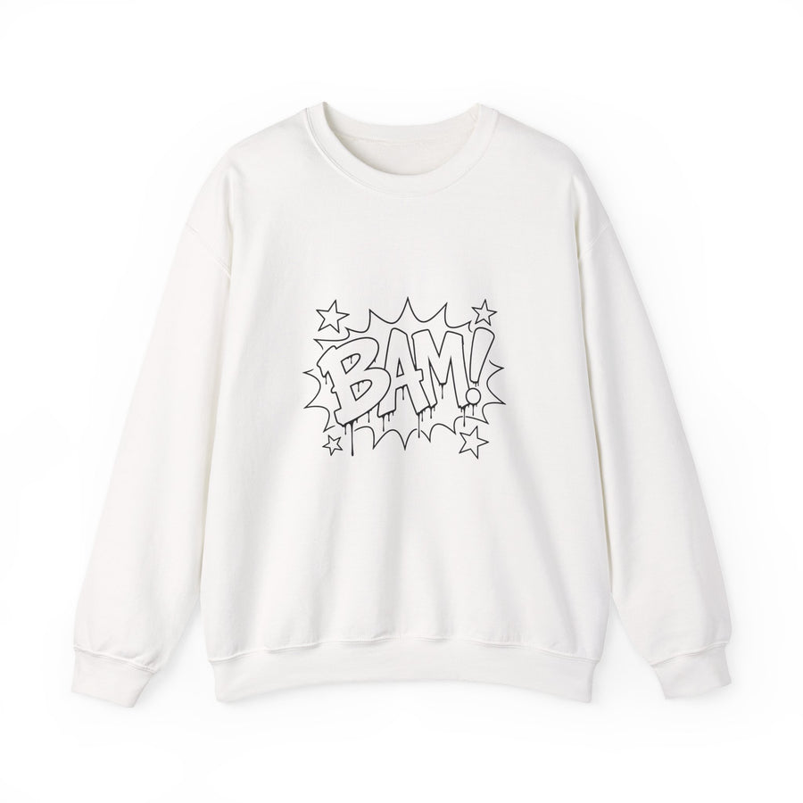 BAM! Comic Pop Art Crewneck Sweatshirt