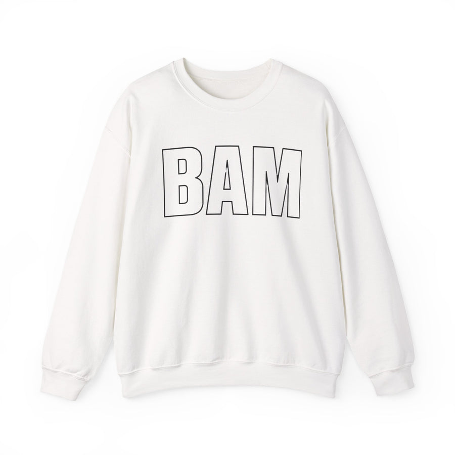 BAM bold outline crewneck sweatshirt