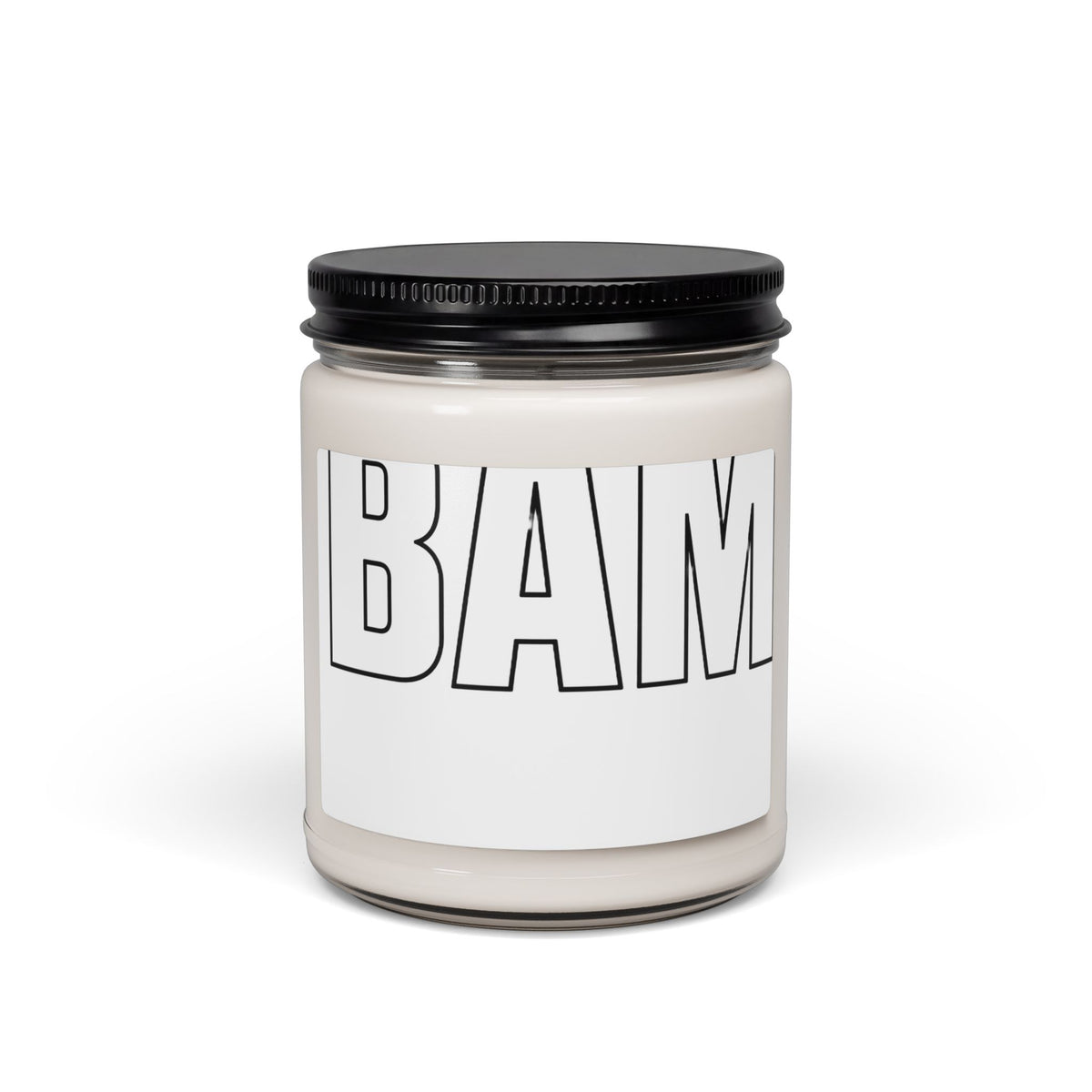 BAM Bold Scented Soy Candle — 9oz Jar, Clean Fresh Fragrance